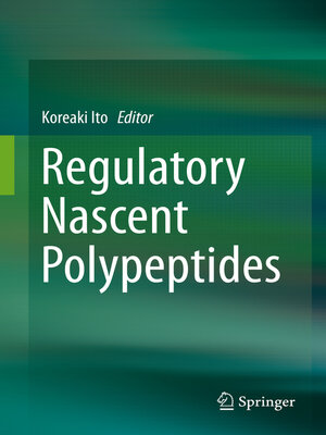 cover image of Regulatory Nascent Polypeptides